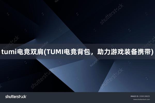 tumi电竞双肩(TUMI电竞背包，助力游戏装备携带)