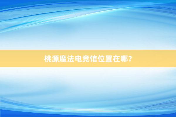 桃源魔法电竞馆位置在哪？